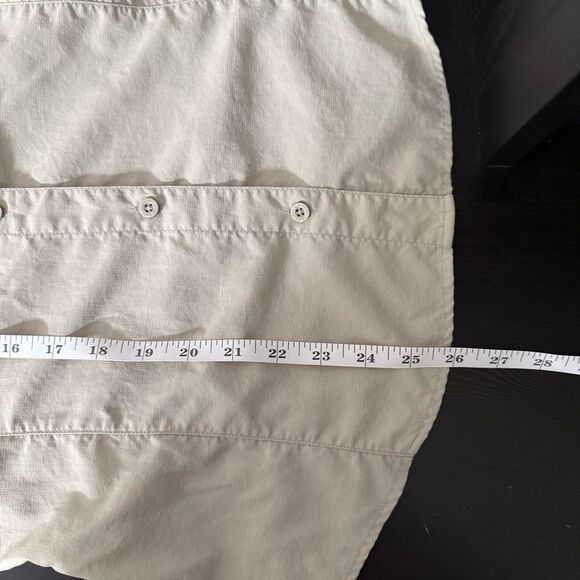 Columbia Titanium Shirt Womens Small Tan Short Sleeve Vented Outdoor Hiking - Picture 14 of 14